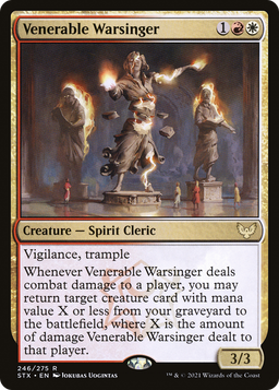 Venerable Warsinger (STX-246) - Strixhaven: School of Mages