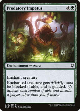 Predatory Impetus (CLB-249) - Commander Legends: Battle for Baldur's Gate Foil