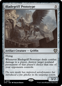 Bladegriff Prototype (OTC-253) - Outlaws of Thunder Junction Commander