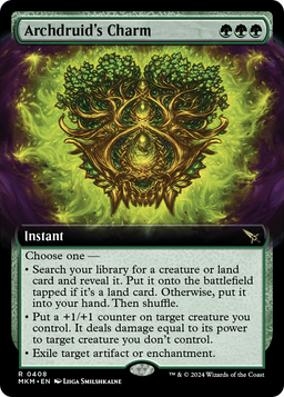 Archdruid's Charm (Extended Art) (MKM-408) - Murders at Karlov Manor: (Extended Art) Foil