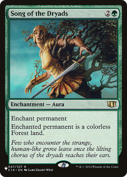 Song of the Dryads (LIST-047/337) - The List