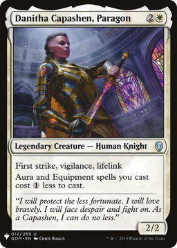 Danitha Capashen, Paragon (LIST-012) - The List
