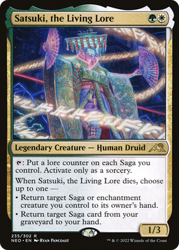 Satsuki, the Living Lore (NEO-235) - Kamigawa: Neon Dynasty
