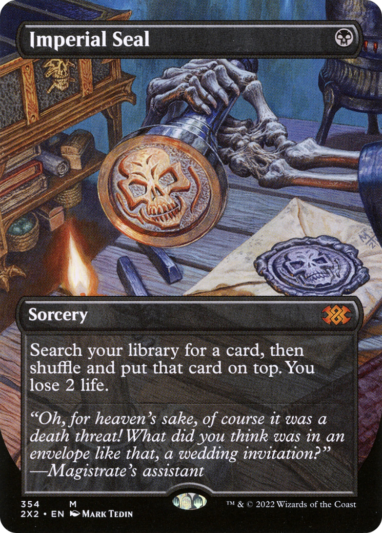 Imperial Seal (Borderless) (2X2-354) - Double Masters 2022
