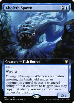 Aboleth Spawn (Extended Art) (CLB-612) - Commander Legends: Battle for Baldur's Gate: (Extended Art)