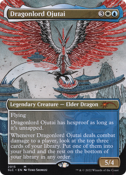 Dragonlord Ojutai (SLC-2015) - Secret Lair Countdown Kit (Borderless) Foil