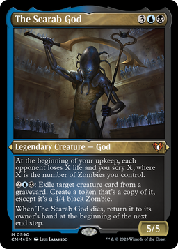 The Scarab God (CMM-590) - Commander Masters Etched Foil