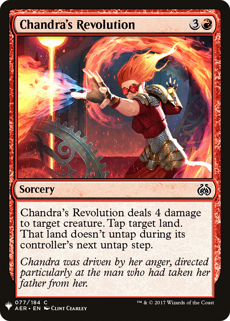 Chandra's Revolution (LIST-077) - The List