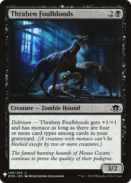 Thraben Foulbloods (LIST-108) - The List