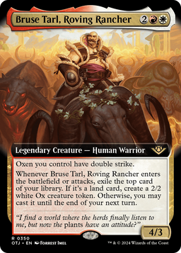 Bruse Tarl, Roving Rancher (Extended Art) (OTJ-350) - Outlaws of Thunder Junction: (Extended Art) Foil