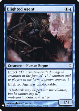 Blighted Agent (LIST-029) - The List Foil