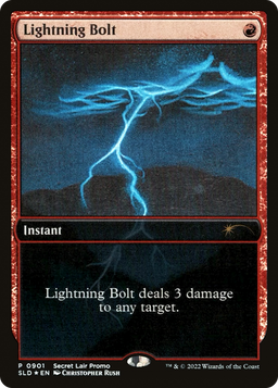Lightning Bolt (0901) (SLD-901) - Secret Lair Drop: (Full Art) Foil