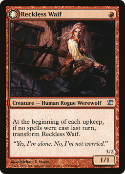 Reckless Waif (ISD-159) - Innistrad: (Double Faced Transform) Foil