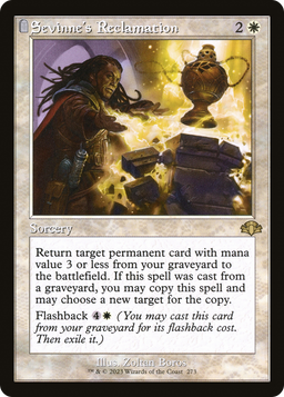 Sevinne's Reclamation (Retro Frame) (DMR-273) - Dominaria Remastered: (tombstone) Foil