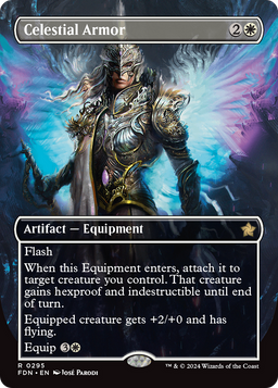 Celestial Armor (Borderless) (FDN-295) - Foundations