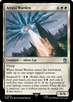 Atraxi Warden (WHO-012) - Doctor Who Foil