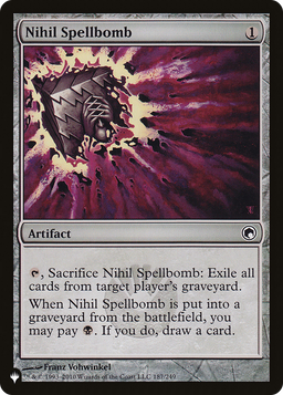 Nihil Spellbomb (LIST-187/249) - The List
