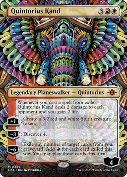 Quintorius Kand (0352) (Borderless) (LCI-352) - The Lost Caverns of Ixalan Foil
