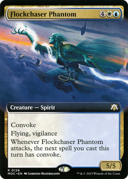 Flockchaser Phantom (Extended Art) (MOC-128) - March of the Machine Commander: (Extended Art)