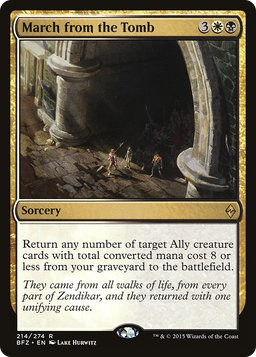 March from the Tomb (BFZ-214) - Battle for Zendikar