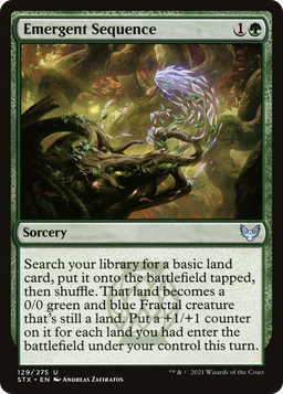 Emergent Sequence (STX-129) - Strixhaven: School of Mages