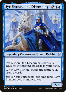 Syr Elenora, the Discerning (ELD-067) - Throne of Eldraine Foil