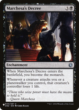 Marchesa's Decree (LIST-044/221) - The List
