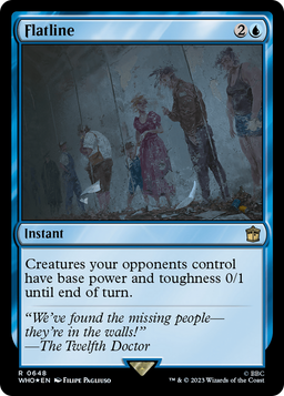 Flatline (Surge Foil) (WHO-648) - Doctor Who Foil