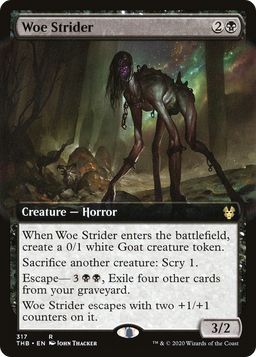 Woe Strider (Extended Art) (THB-317) - Theros Beyond Death: (Extended Art)