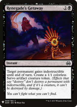 Renegade's Getaway (LIST-AER-69) - The List