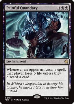Painful Quandary (FDN-179) - Foundations: (enchantment) Foil