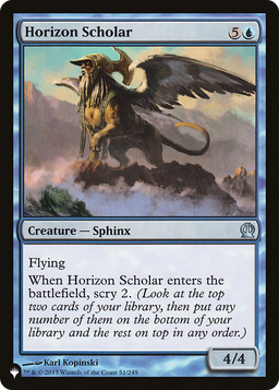 Horizon Scholar (LIST-51/249) - The List