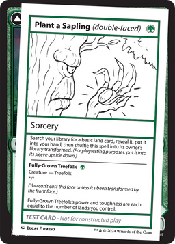 Plant a Sapling (double-faced) (MB2PC-) - Mystery Booster 2