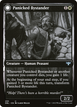 Panicked Bystander (DBL-295) - Innistrad: Double Feature: (Double Faced Transform)