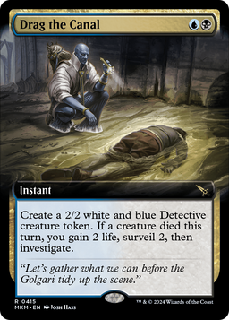 Drag the Canal (Extended Art) (MKM-415) - Murders at Karlov Manor: (Extended Art)