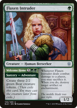 Flaxen Intruder (ELD-155) - Throne of Eldraine Foil