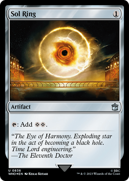 Sol Ring (Surge Foil) (WHO-836) - Doctor Who Foil