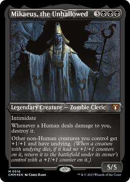 Mikaeus, the Unhallowed (CMM-516) - Commander Masters Etched Foil