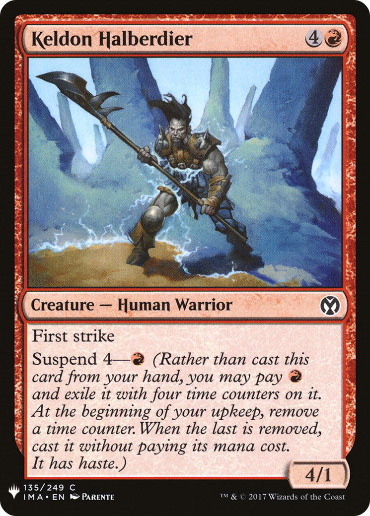 Keldon Halberdier (LIST-135) - The List