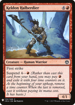 Keldon Halberdier (LIST-135) - The List