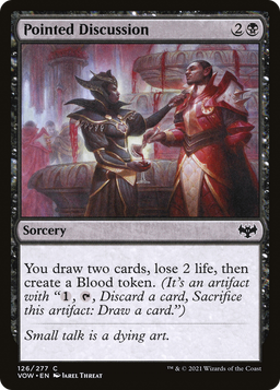 Pointed Discussion (VOW-126) - Innistrad: Crimson Vow Foil