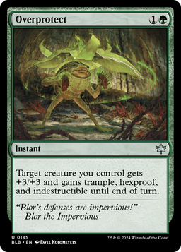 Overprotect (BLB-185) - Bloomburrow Foil