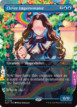 Clever Impersonator (SLD-1429) - Secret Lair Drop (Borderless)
