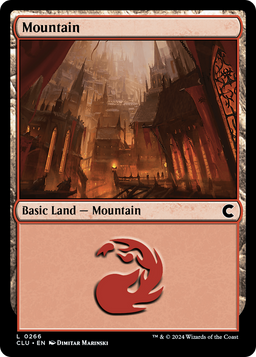 Mountain (0266) (CLU-266) - Ravnica: Clue Edition