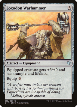 Loxodon Warhammer (C17-216) - Commander 2017