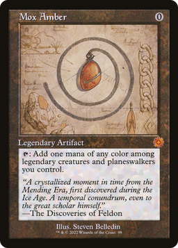 Mox Amber (Schematic) (BRR-098) - The Brothers' War Retro Artifacts Foil