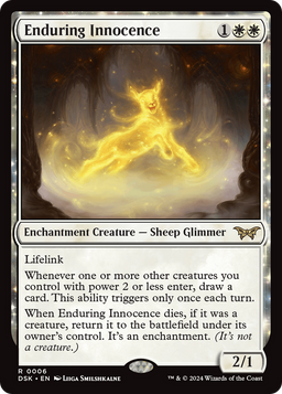 Enduring Innocence (DSK-006) - Duskmourn: House of Horror: (enchantment) Foil