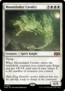 Moonshaker Cavalry (WOE-021) - Wilds of Eldraine Foil