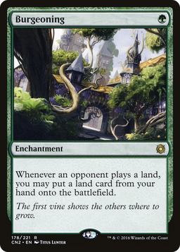 Burgeoning (CN2-178) - Conspiracy: Take the Crown Foil