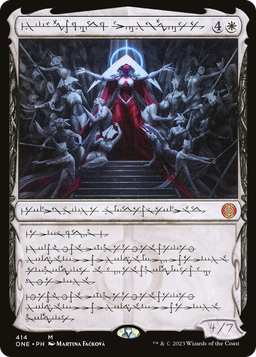 Elesh Norn, Mother of Machines (Phyrexian) (ONE-414) - Phyrexia: All Will Be One: (Showcase) Foil